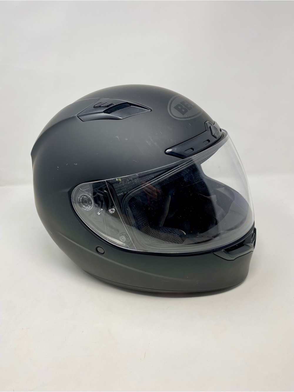 Bell Qualifier Matte Black Full-Face Motorcycle Helmet Size Large